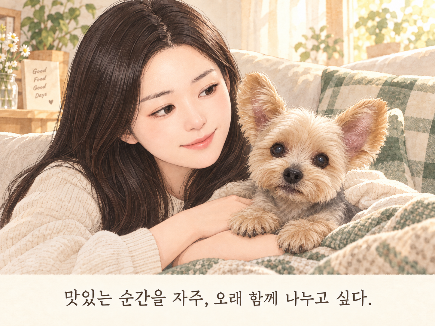 마루와 오래 함께하고 싶은 마음